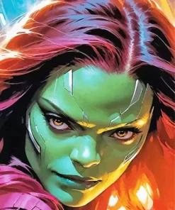 Guardians of the Galaxy Gamora Diamond Paintings