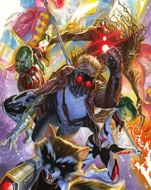 Guardians Of The Galaxy Art Diamond Painting