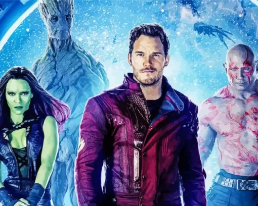 Guardians Of The Galaxy Cast Diamond Painting