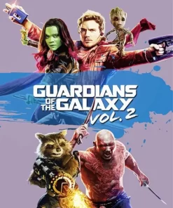 Guardians of the Galaxy Movie Poster Diamond Painting