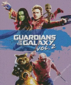 Guardians of the Galaxy Movie Poster Diamond Painting