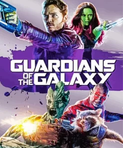 The Guardians Of The Galaxy Poster Diamond Painting