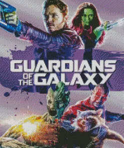 The Guardians Of The Galaxy Poster Diamond Painting