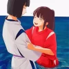 Haku And Chihiro Spirited Away Diamond Paints