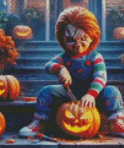 Halloween Chucky Diamond Dotz