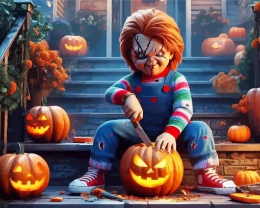 Halloween Chucky Diamond Paintings