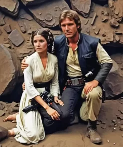 Han Solo And Princess Leia diamond dotz