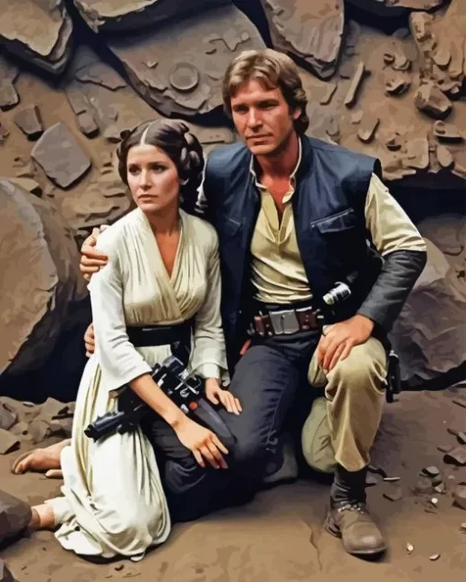 Han Solo And Princess Leia diamond dotz