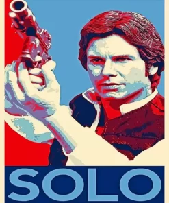 Han Solo Poster diamond dotz