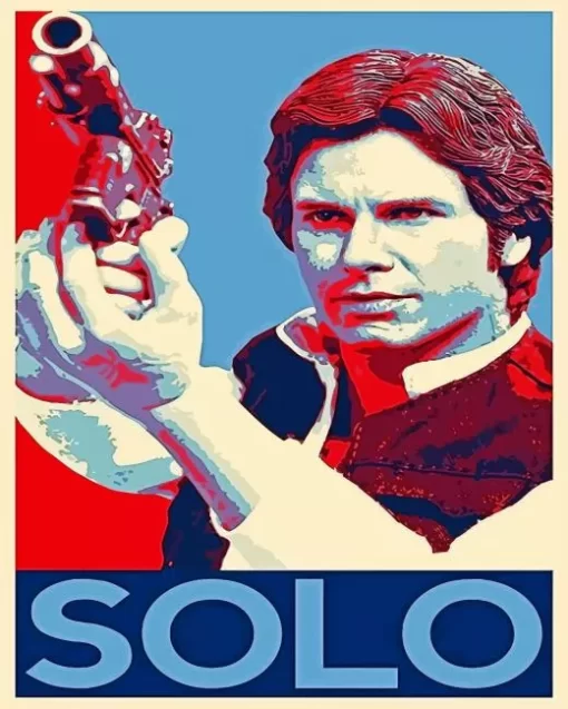 Han Solo Poster diamond dotz