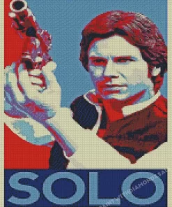 Han Solo Poster diamond paints