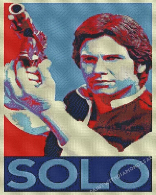 Han Solo Poster diamond paints