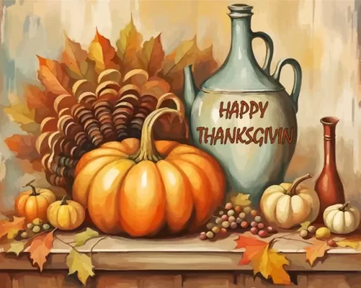 Happy Thanksgiving Essential Diamond Paintings