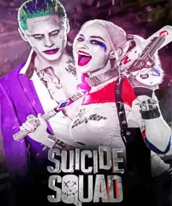 Harley And Joker Suicide Squad Diamond Paints