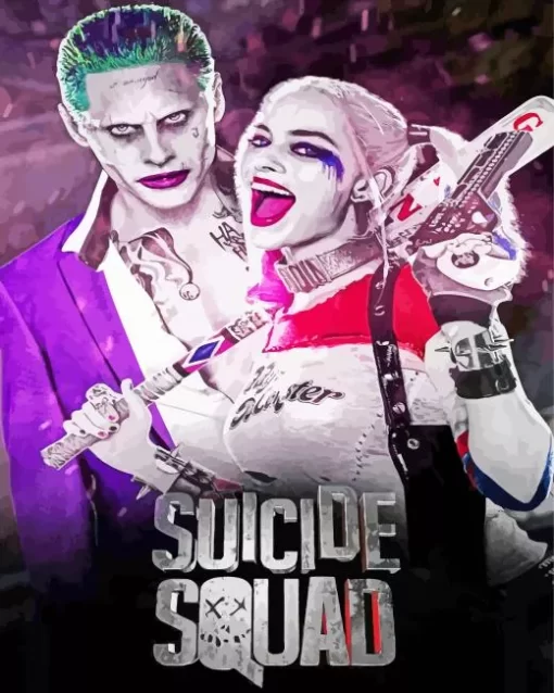 Harley And Joker Suicide Squad Diamond Paints