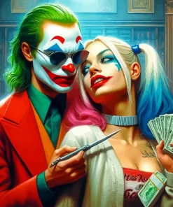 Harley Quinn And Joker Diamond Paints