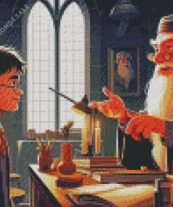 Harry Potter And Professor Albus diamond paintings