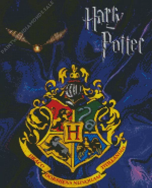 Harry Potter Houses Poster diamond paints