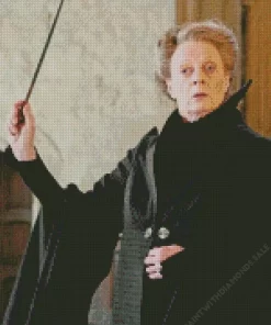 Harry Potter Maggie Smith Diamond Painting