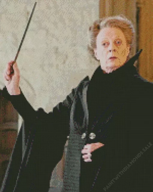 Harry Potter Maggie Smith Diamond Painting