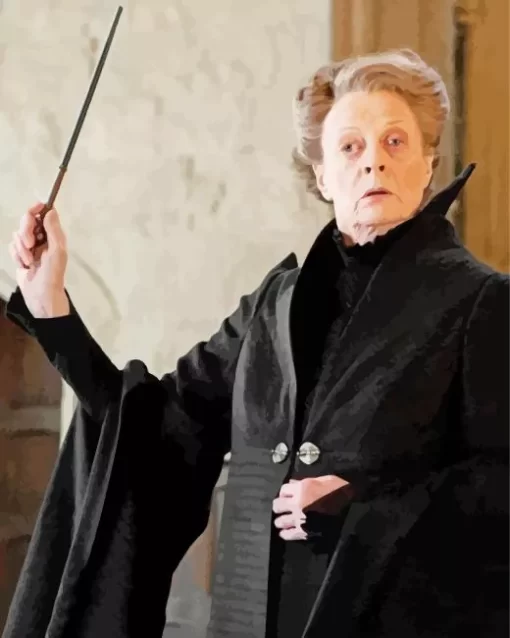 Harry Potter Maggie Smith Diamond Painting