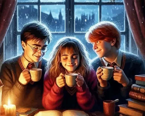 Harry Potter Ron And Hermione diamond paintings