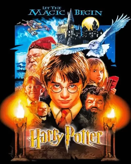 Harry Potter Serie Poster diamond paintings