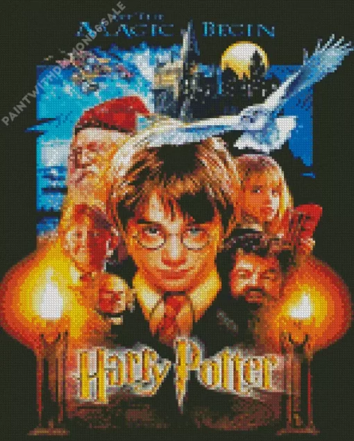 Harry Potter Serie Poster diamond paints