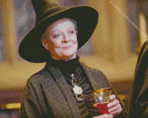 Harry Potter And The Goblet Of Fire Maggie Smith Diamond Painting