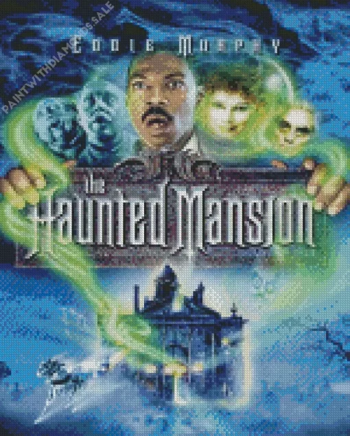 Haunted Mansion Movie Poster Diamond Dotz