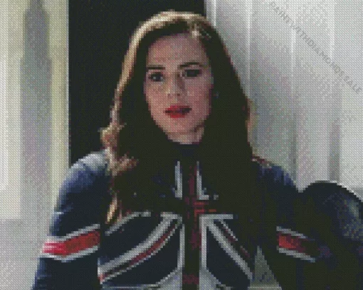 Hayley Atwell Captain America Character Diamond Painting