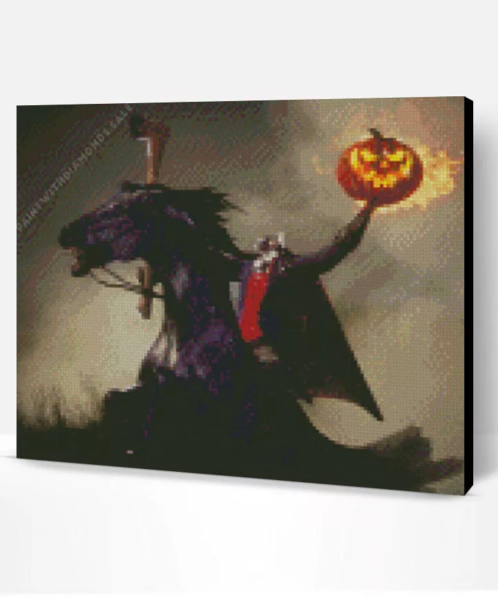 Headless Horseman Halloween Diamond Paintings