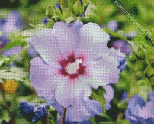 Hibiscus Althea Diamond Painting