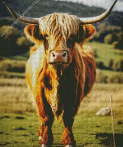 Highland Cow Diamond Painting