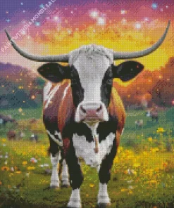 Highland Cow Animal Diamond Painting