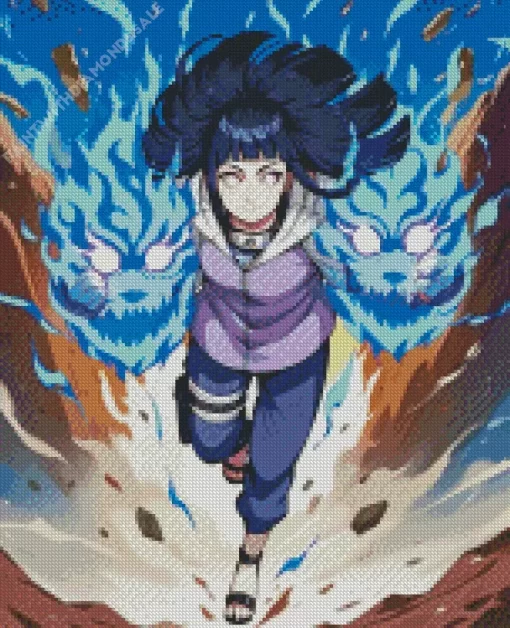 Hinata Hyuga Naruto Diamond Paints