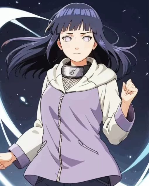 Hinata Hyuga Naruto Manga Diamond Paintings