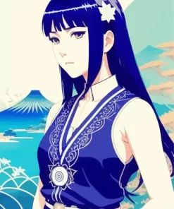 Hinata Hyuga naruto anime Diamond Paintings