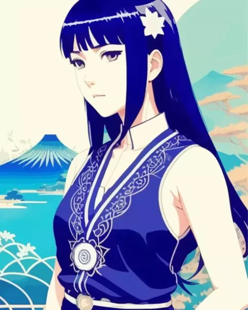 Hinata Hyuga naruto anime Diamond Paintings