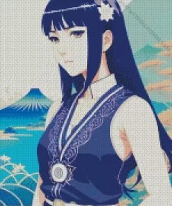 Hinata Hyuga naruto anime Diamond Paints