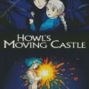 Howls Moving Castle Studio Ghibli Diamond Painting