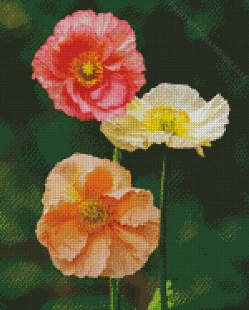 Iceland Poppy Diamond Painting