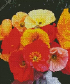 Iceland Poppy Bouquet Diamond Painting