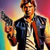 Illustration Han Solo diamond dotz