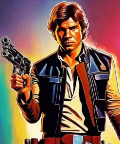 Illustration Han Solo diamond dotz