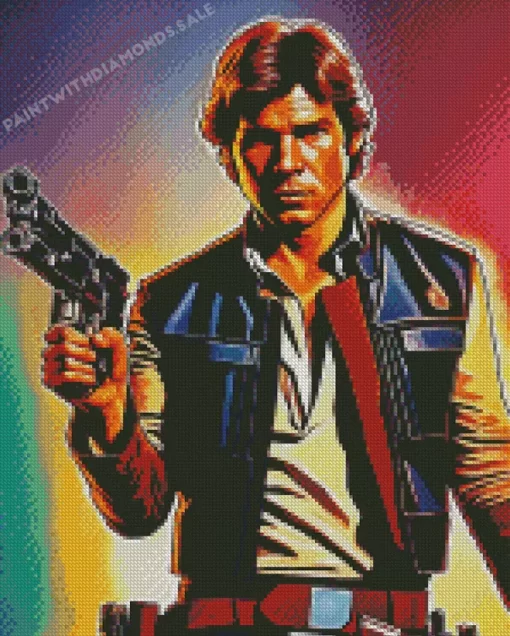 Illustration Han Solo diamond paints