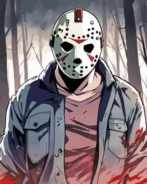 Illustration Jason Voorhees Diamond Paintings