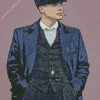 Illustration Shelby Peaky Blinders Diamond Dotz