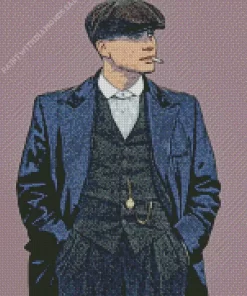 Illustration Shelby Peaky Blinders Diamond Dotz