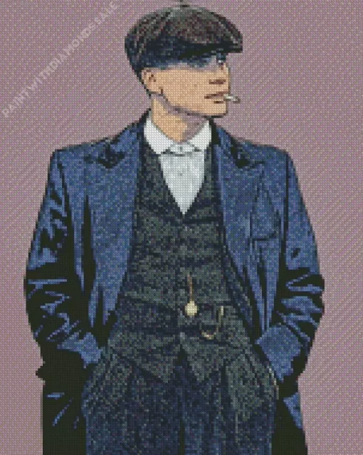 Illustration Shelby Peaky Blinders Diamond Dotz